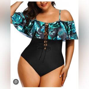 🌴🌴Aqua Eve ruffled swimsuits